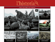 Tablet Screenshot of lhistoria.com